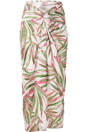 Lenny Niemeyer Foliage leaf-print midi sarong