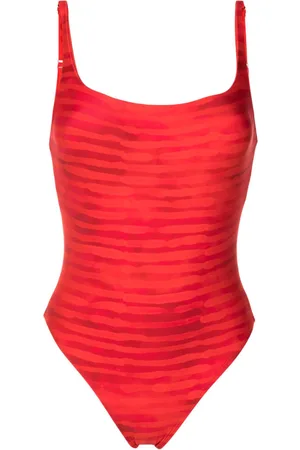 Lenny Niemeyer Flora Listra-print open-back swimsuit