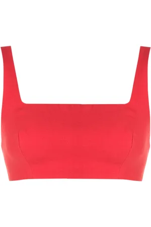 Lenny Niemeyer Papoula square-neck crop top