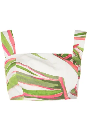 Lenny Niemeyer Abstract-pattern print square-neck top