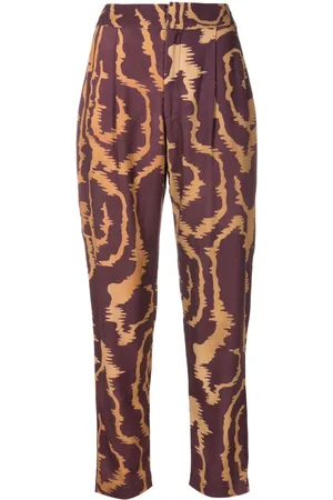 Lenny Niemeyer Abstract-print cropped trousers
