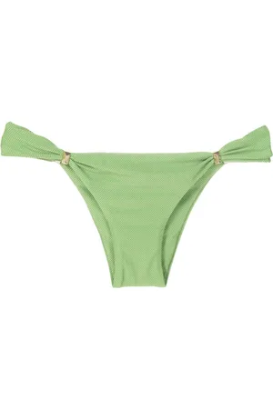 Lenny Niemeyer Textured gathered bikini bottoms