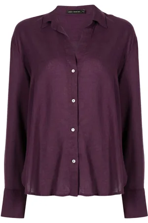 Lenny Niemeyer Linen-blend long-sleeve shirt