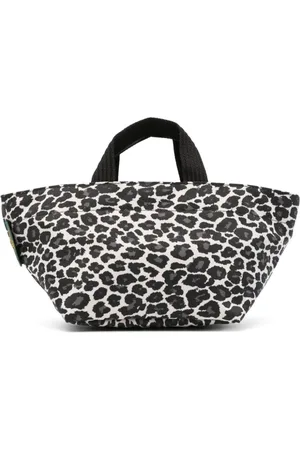 Hervè Chapelier Leopard-print zip-up tote bag