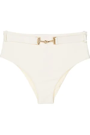 Lenny Niemeyer Buckle-detailing high-waist bikini bottoms