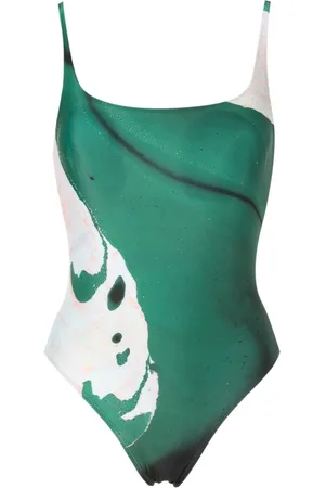 Lenny Niemeyer Basico abstract-print swimsuit