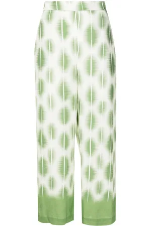 Lenny Niemeyer Abstract-print cropped trousers