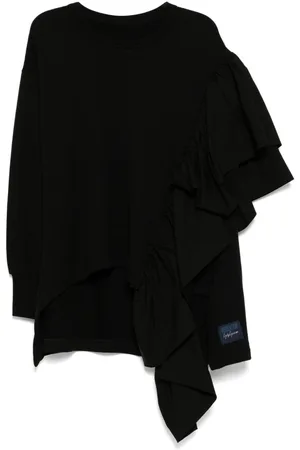 YOHJI YAMAMOTO Ruffled detail top