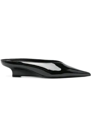 Totême 35mm patent-leather mules