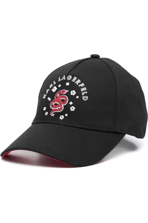 Karl Lagerfeld Snake-appliqu?? baseball cap