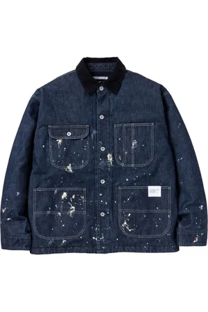 NEIGHBORHOOD Corduroy-collar washed jacket