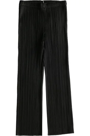 PLEATS PLEASE ISSEY MIYAKE Pleated flared trousers