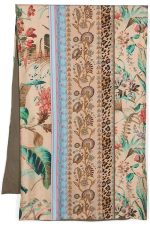 PIERRE-LOUIS MASCIA Aloesta mix-print silk scarf