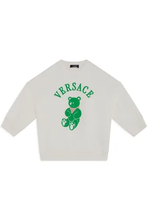 VERSACE Logo-print sweatshirt