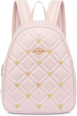 Moschino Logo-plaque quilted backpack
