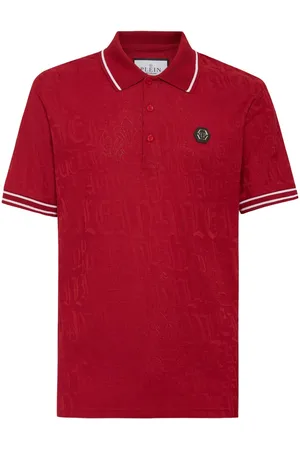 Philipp Plein Jacquard monogram polo shirt