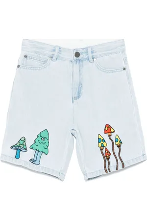 Stella McCartney Embroidered-motif shorts