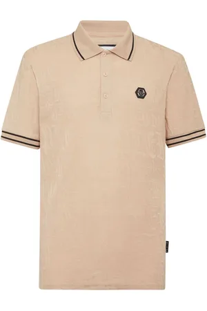 Philipp Plein Jacquard monogram polo shirt