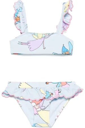 Stella McCartney Illustration-print bikini set