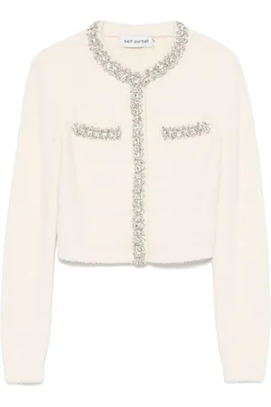 Self-Portrait Crystal-embellished cardigan