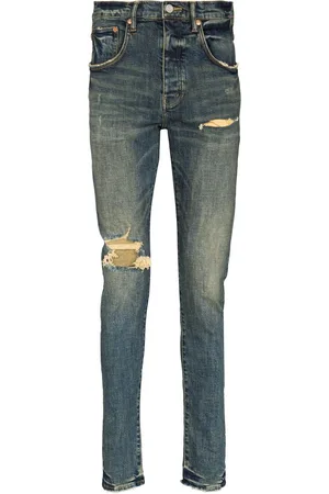 Purple Brand Distressed slim-cut jeans