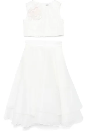 MONNALISA Satin skirt set