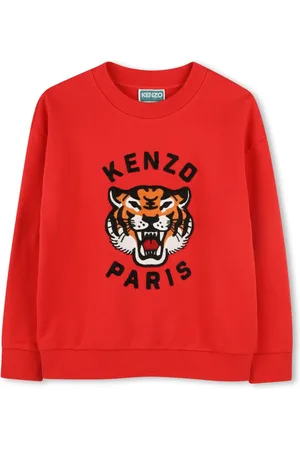 Kenzo Tiger Head-embroidered sweatshirt