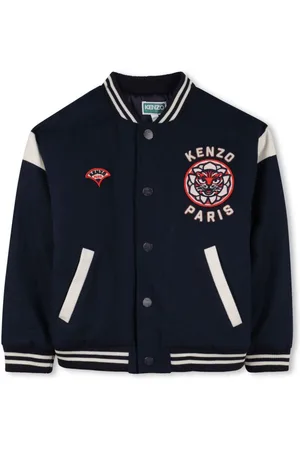 Kenzo Chenille logo patch jacket