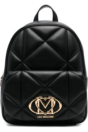 Moschino Logo-plaque backpack