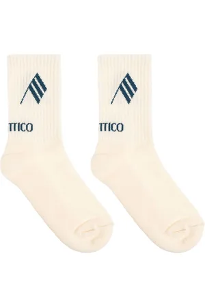 The Attico Intarsia-logo socks