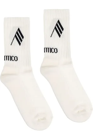 The Attico Intarsia-logo socks