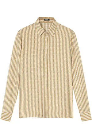 VERSACE Chain-print shirt