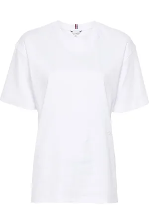 Tommy Hilfiger Logo-embroidered cotton T-shirt