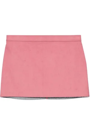 Rick Owens Coated-finish mini skirt