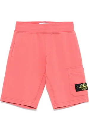 Stone Island Compass-motif track shorts