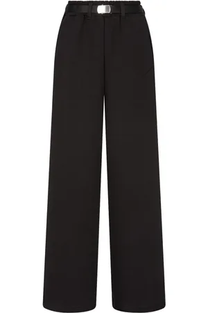 Studio Tomboy Belted french-terry trousers