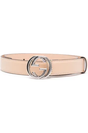 Gucci Interlocking G-buckle leather belt