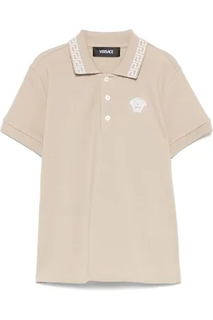 VERSACE Medusa Head-embroidered polo shirt