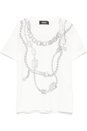 VERSACE Logo-print T-shirt