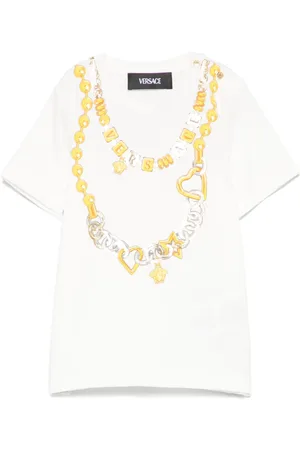 VERSACE Logo-print T-shirt