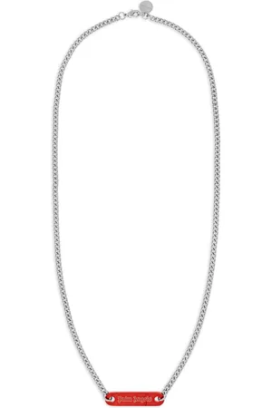 Palm Angels Logo tag necklace