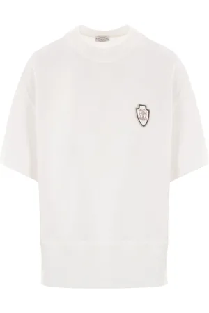 Brunello Cucinelli Logo-embroidered T-shirt