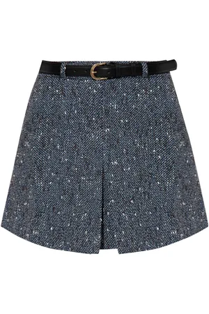 Self-Portrait Boucl?? mini skirt