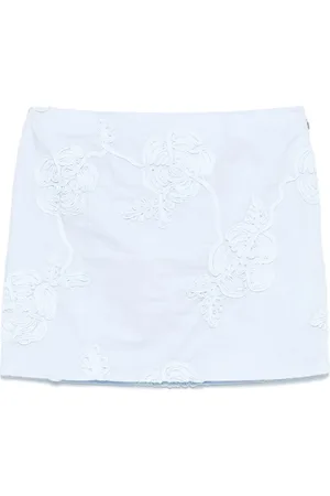 ROTATE Cotton mini skirt