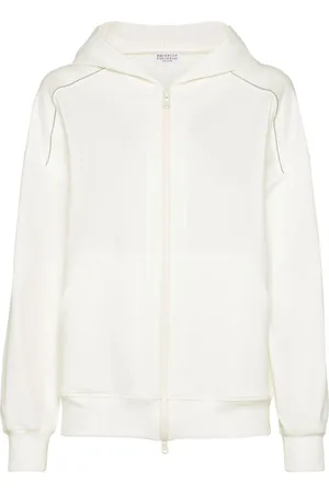 Brunello Cucinelli Monili-embellished hoodie