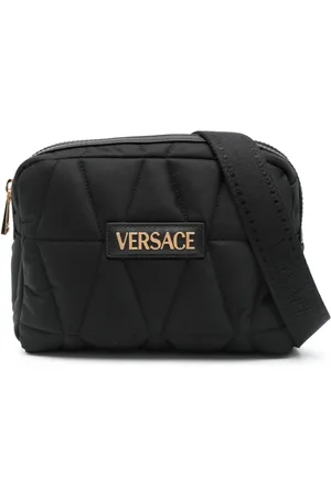 VERSACE Logo-lettering belt bag