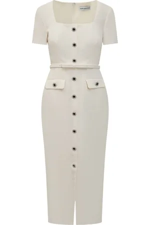 Self-Portrait Buttoned midi dress