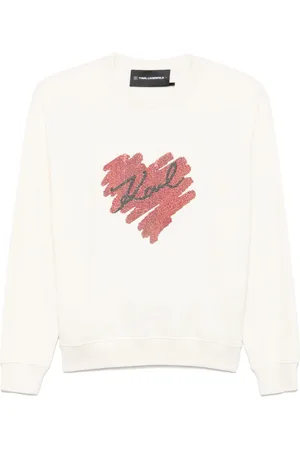 Karl Lagerfeld Crystal-logo sweatshirt