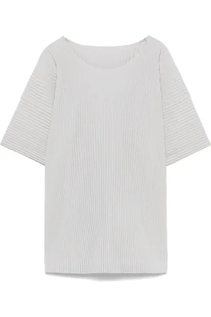 Issey Miyake Plissé-effect T-shirt