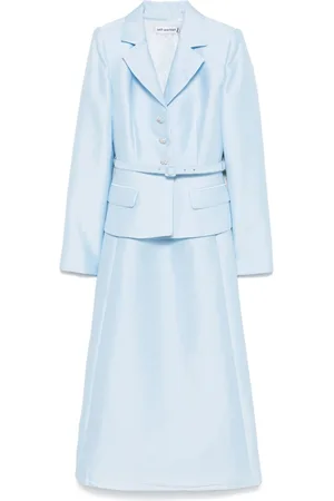 Self-Portrait Taffeta midi dress